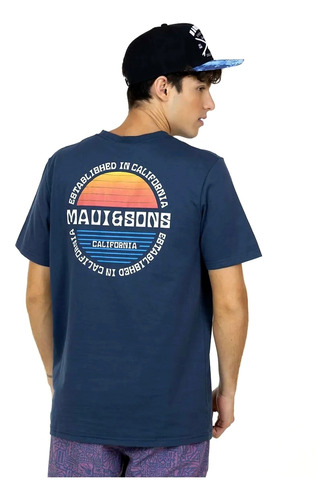 Polera Maui And Sons Talla M Color Darknavy Cc22