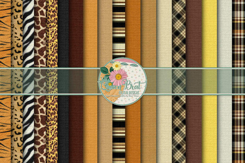 Kit De Papel Digital Animal Print 4540683