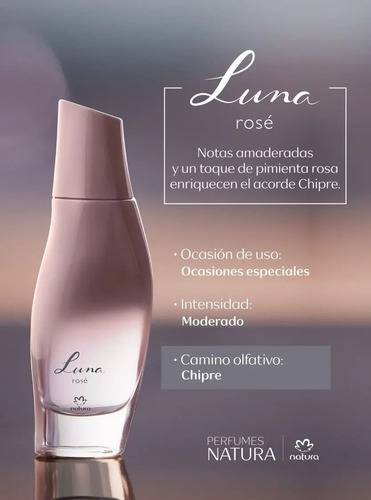 Natura Luna Rose Eau De Parfum 50 Ml | Envío gratis