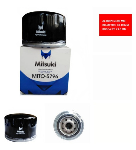 Filtro Aceite Nissan Micra Ii k11 1.5 Dci K9k 2006