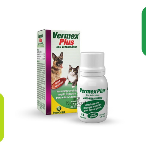 Vermifugo Vermex Plus Composto 20ml C/desconto De Venda