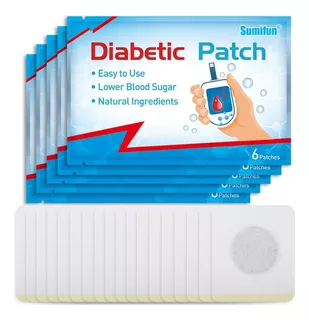 30 Parches 5 Paquete Regula Azucar Sangre Diabetes Diabetico