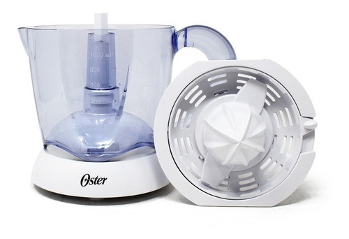 Exprimidor De Cítricos Eléctrico 2 Medidas Oster Fpstju407w Blanco 60 Hz
