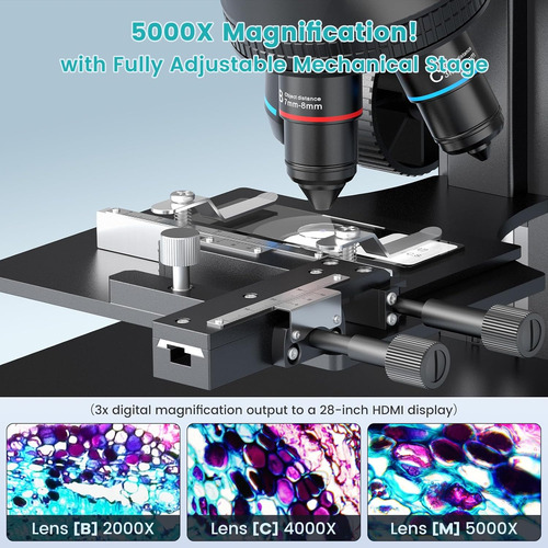 Lm266s Microscopio Digital Hdmi De 5 Lentes