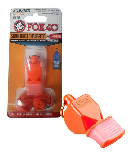 Silbato Pito Fox40 Sonic  Profesional Obsequio Cordón 120db