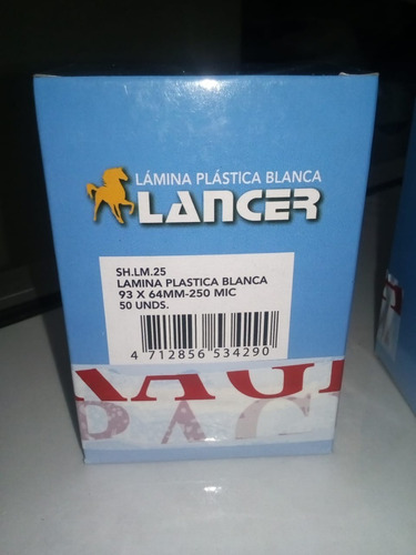 Mica Credencial Pip Cedula Blanca 93x64mm 250 Mic