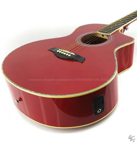 Guitarra Electroacustica Eq4 + Ampli + Funda + Cable + Pua