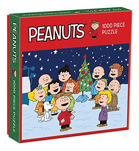 Galison Charlie Brown Peanuts Christmas 1000 Pedazo 2297l