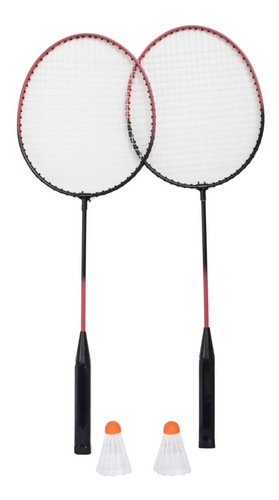Kit Badminton Raquete Peteca Bolsa Para Transporte