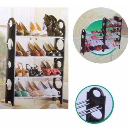 Rack Organizador De Zapatos 12 Pares, Shoes Rack Apilable