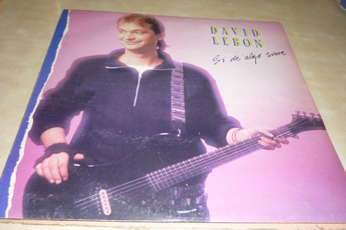 David Lebon Si De Algo Sirve Vinilo 10 Puntos Insert