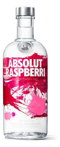 Vodka Absolut Raspberri Saborizado 700 Ml.