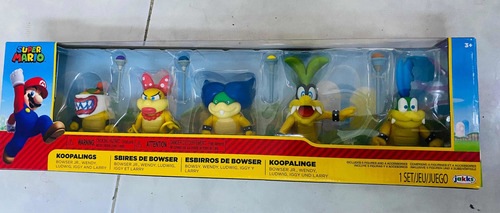 Set Koopalings 2.5 Pulgadas Super Mario (Usado)