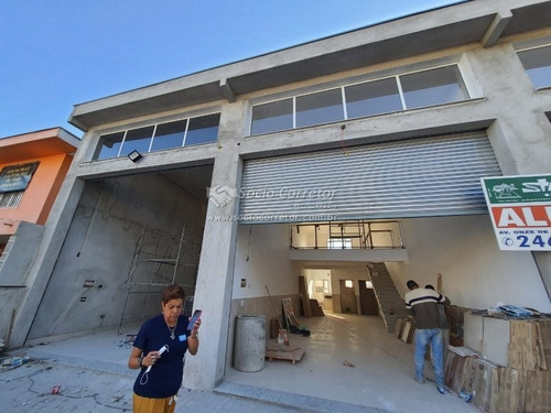 Imagem 8 de 9 de Alugo Salão Comercial Novo 175 M² Com Mezanino- Gopouva - Imóvel Comercial Para Aluguel No Bairro Gopouva - Guarulhos, Sp - Sc01403