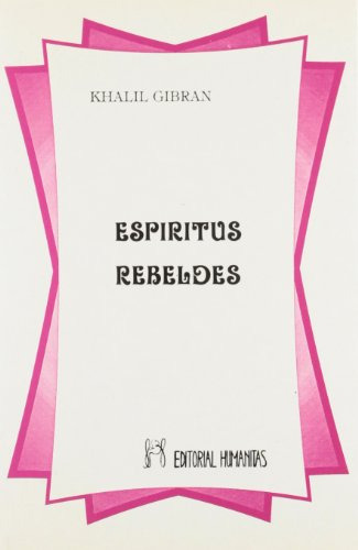 Libro Espiritus Rebeldes De Gibran Khalil Grupo Continente