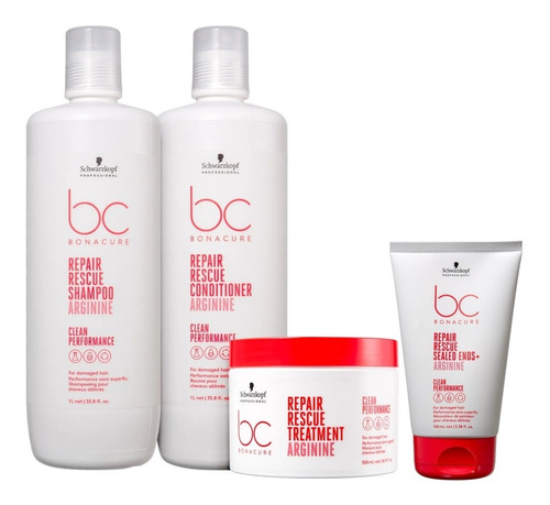 Bonacure Kit Clean Performance Repair Rescue Completo