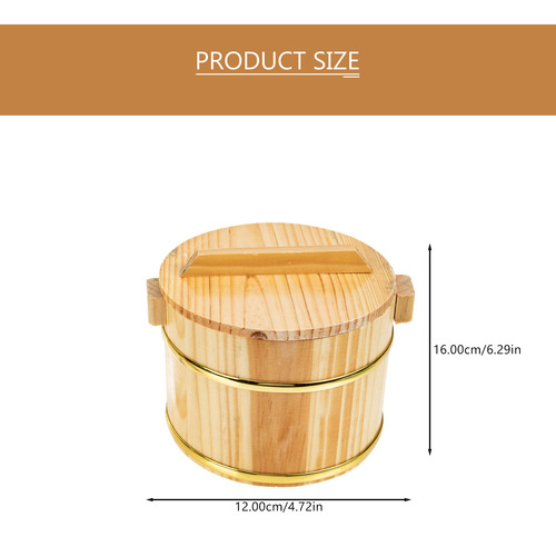 Contenedor De Barril De Arroz Sushi Cask