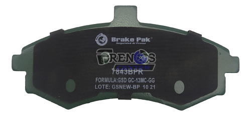 Pastilla Freno Del Brake Pak Para Jac B Cross