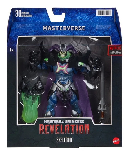 Figuras He-man Masters Of The Universe Revelation Skelegod 