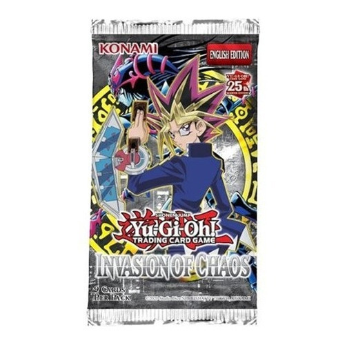 Yugioh Invasion Of Chaos Booster Pack Edición 25th Aniv.