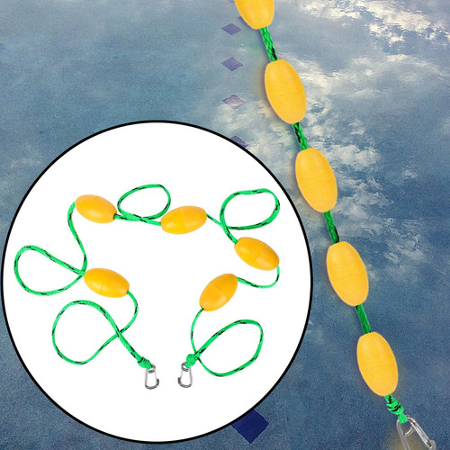 Cuerda Flotante Para Piscina De 5m Con Ganchos, Juego