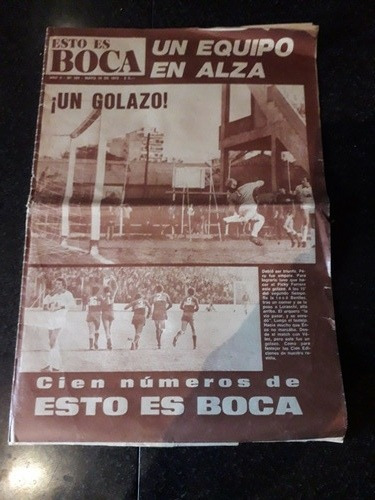 Revista Esto Es Boca 19 05 1975 Ferro Carril Oeste Olavarria