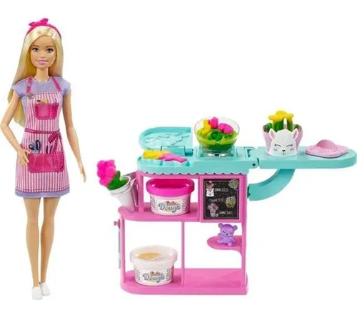 Barbie Muñeca Florista Con Tienda De Flores Mattel Gtn58