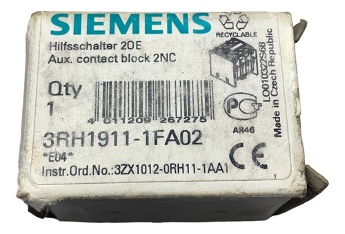 Siemens 3rh1911-1fa02