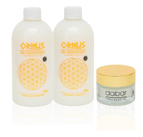 Combo 2 Ormus 500ml + Crema De Oro 50ml 