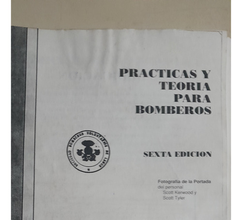 Manual Practicas Y Teoria Para Bomberos-6ta Ed Internac 1991 (Usado)