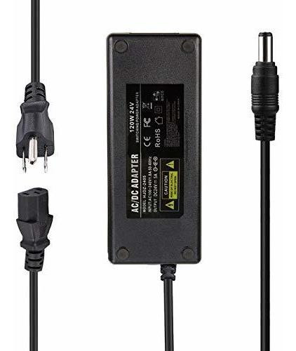 24v 5a Fuente De Alimentación Ca A Dc 24v 5a 120w Adap...