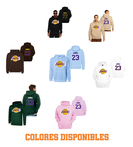 Sudadera Angeles Lakers Lebron James 23 Hoodie Unixes Nba
