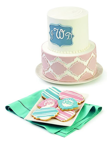 Set De Cortadores Letrero / Marco Vintage Banner 417-7555