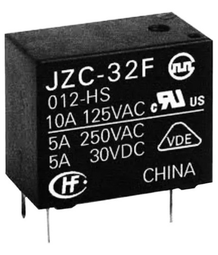 Rele Relay Jzc 32f 012hs Hf32f 10a 125vac 5a 250vac 30vdc