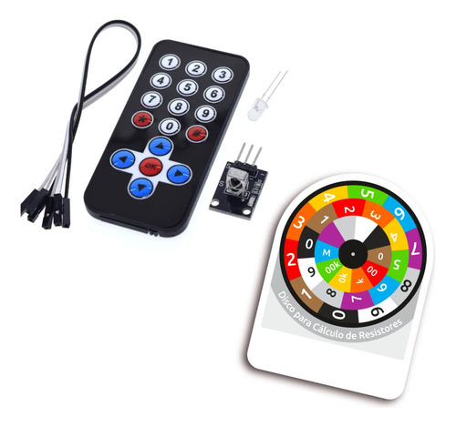 2 Kit Controle Remoto Infravermelho Módulo Ir Arduino Hx1838