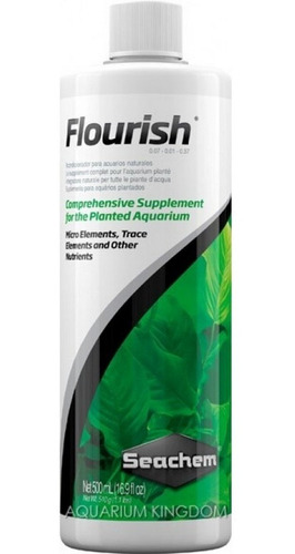 Abono Premium Plantas Acuario Seachem Flourish 500 Ml 