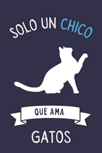 Solo Un Chico Que Ama Gatos: Diario Personal Para Tomando No