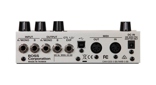 Imagen 4 de 4 de Pedal De Efecto Boss Digital Delay Dd-500 Boss Dd500