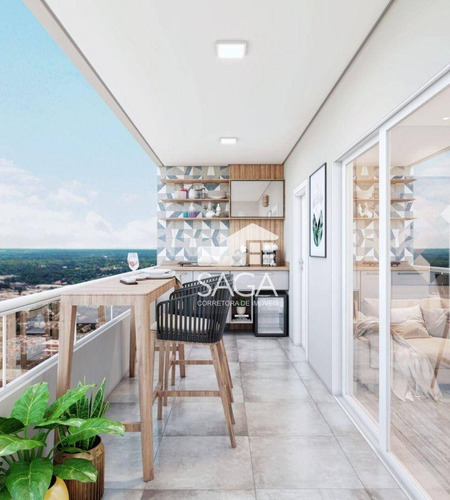 Imagem 8 de 30 de Apenas 85 Mil De Entrada!apartamento Com 2 Dormitórios, 2 Suítes, 2 Vagas À Venda, 88 M² Por R$ 563.481 - Canto Do Forte - Praia Grande/sp - Ap4485