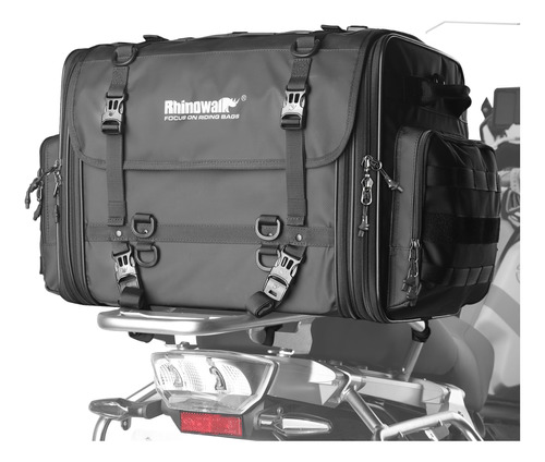 Rhinowalk Bolsa Trasera De Motocicleta De 60 A 80 Litros, Bo