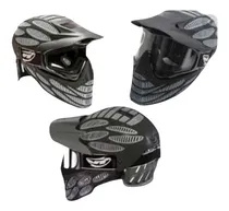Comprar Careta Gotcha Jt Flex 8 Paintball Marcadora Black Gray Xtmc Color black-gray