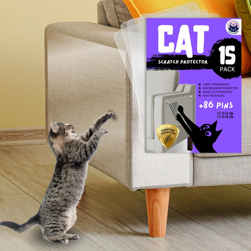 Lilu Pets Protector De Muebles Para Aranazos Para Gatos, Paq