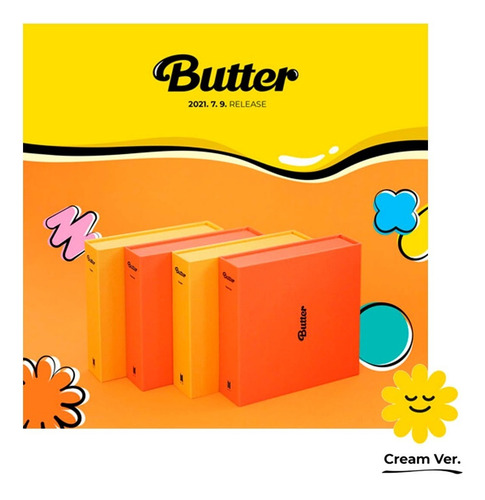 Imagen 1 de 10 de Cd Bts - Butter Cream Version - Importado + Póster Regalo