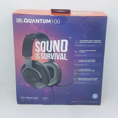 Auriculares Gamer Jbl Quantum 100 Negro