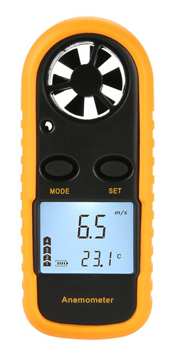 Mini Lcd Anemómetro Digital Velocidad Del Viento Velocidad D