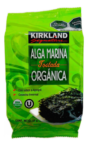 Alga Marina Organica Tostada Kirkland Signature 17g