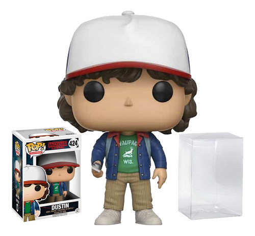 Funko Pop Dustin Stranger Things 424 Gorra Dostin Protector