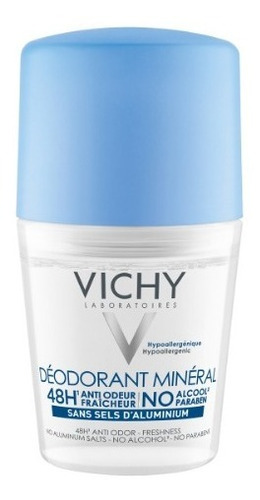 Imagen 1 de 1 de Desodorante Vichy Mineral Roll On 50ml