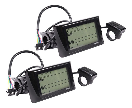 2pcs Panel De Control Del Medidor 24/36 / 48v E-bike Moniter