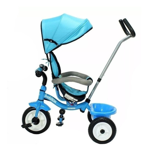 Triciclo multifuncional Bebitos Clásica XG-6419 azul